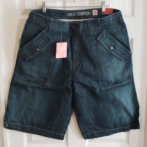 🃏🃏 NWT Men's Guess Company Jean Shorts sz 38